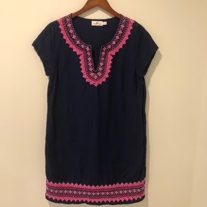 Vineyard Vines Embroidered Tunic Dress Size 10